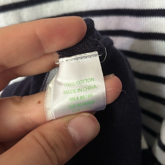 Lilly Pulitzer Navy and White Striped Mini Dress - Picture 8 of 12